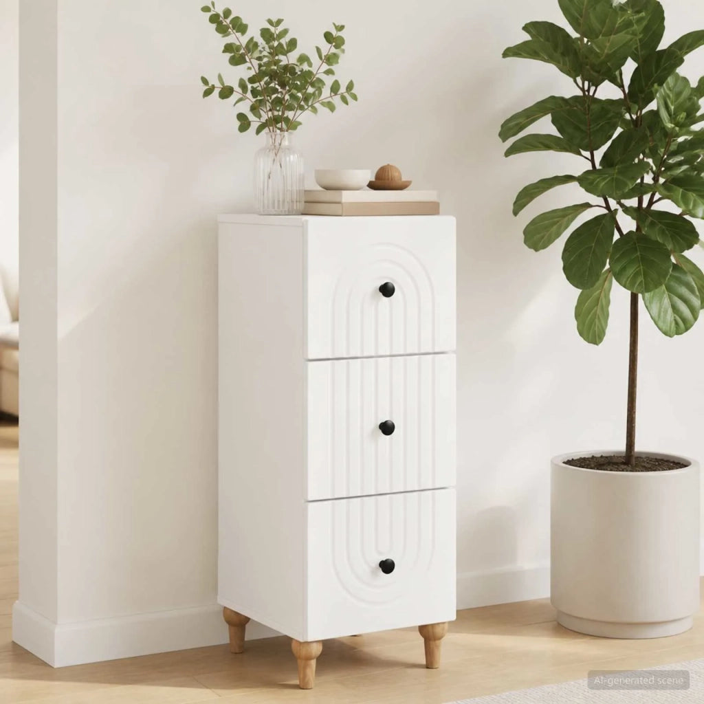 Mobile con Cassetti Bianco 33 x 34,5 x 90 cm 894155