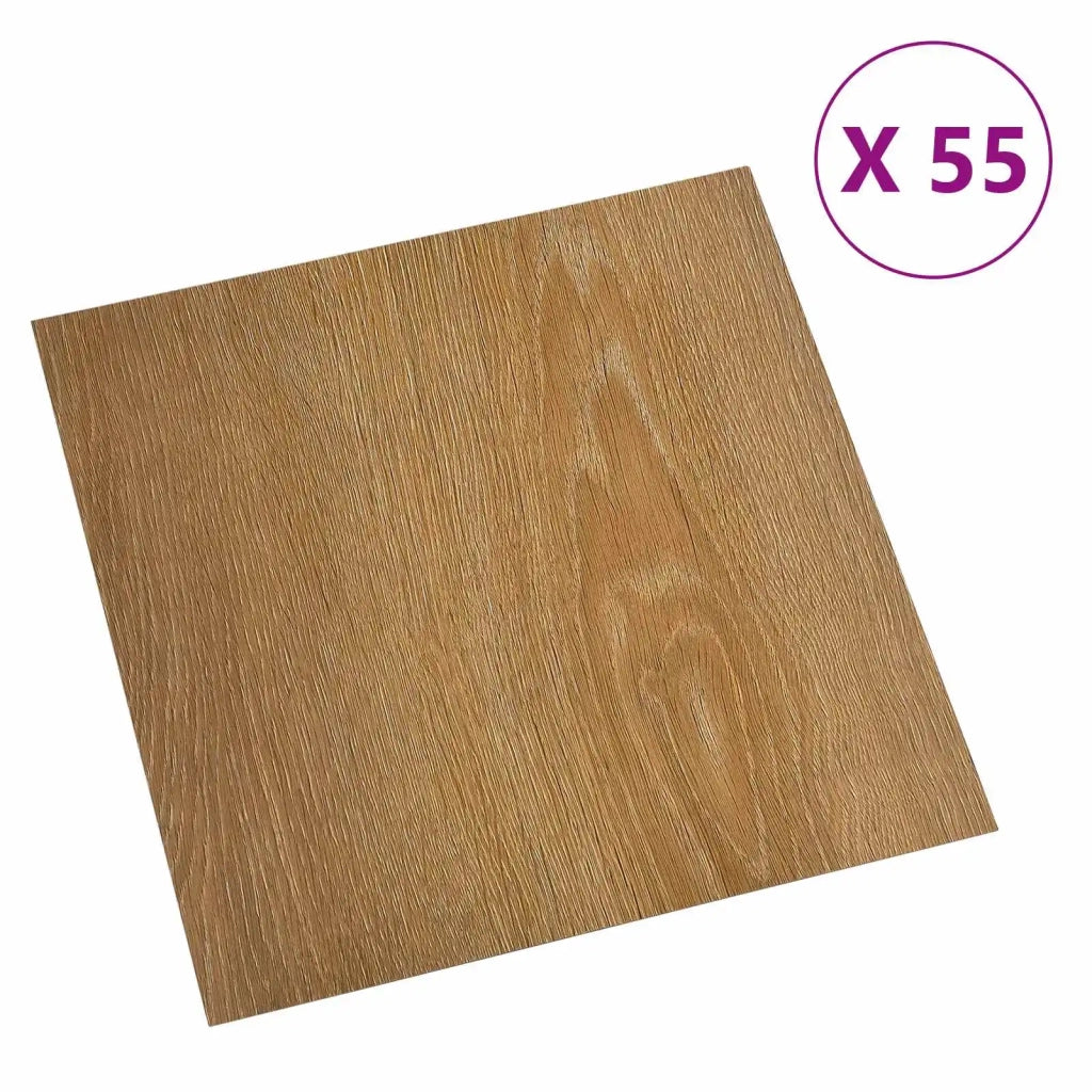 Tavole per Pavimenti 55 pcs Marrone 5,11 m² PVC 42046339