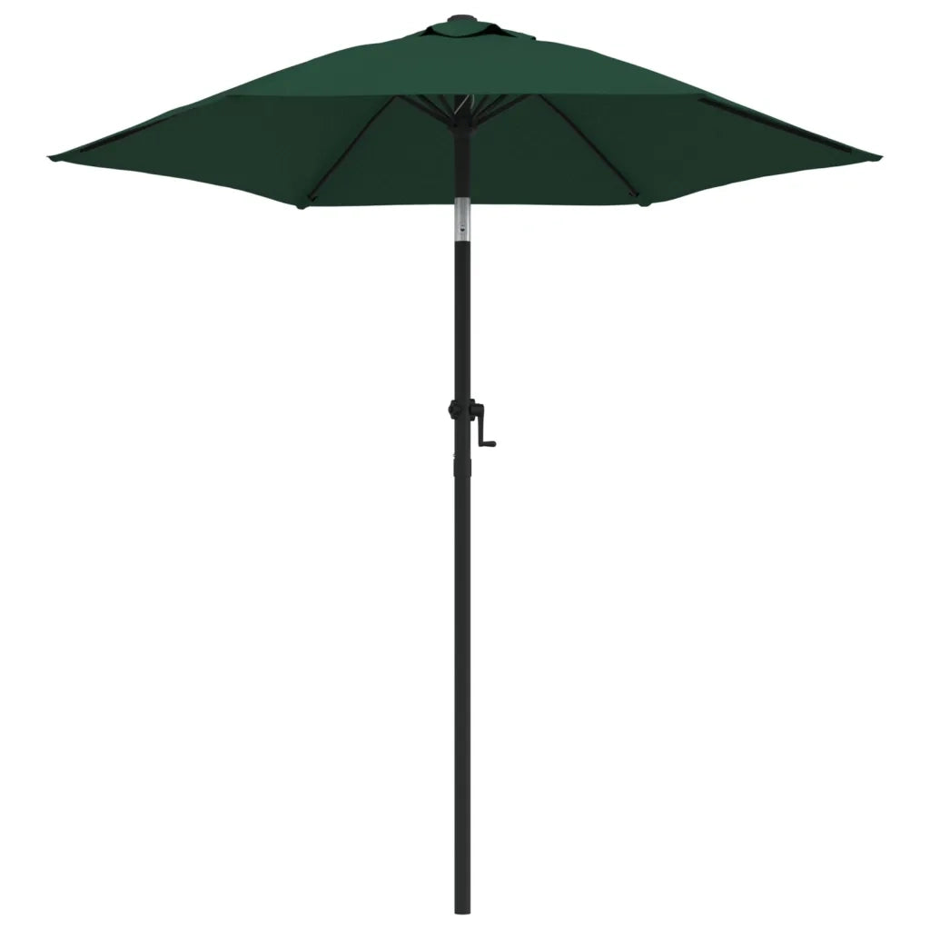 Ombrello | Parasolne Verde 200x224 cm in Alluminio