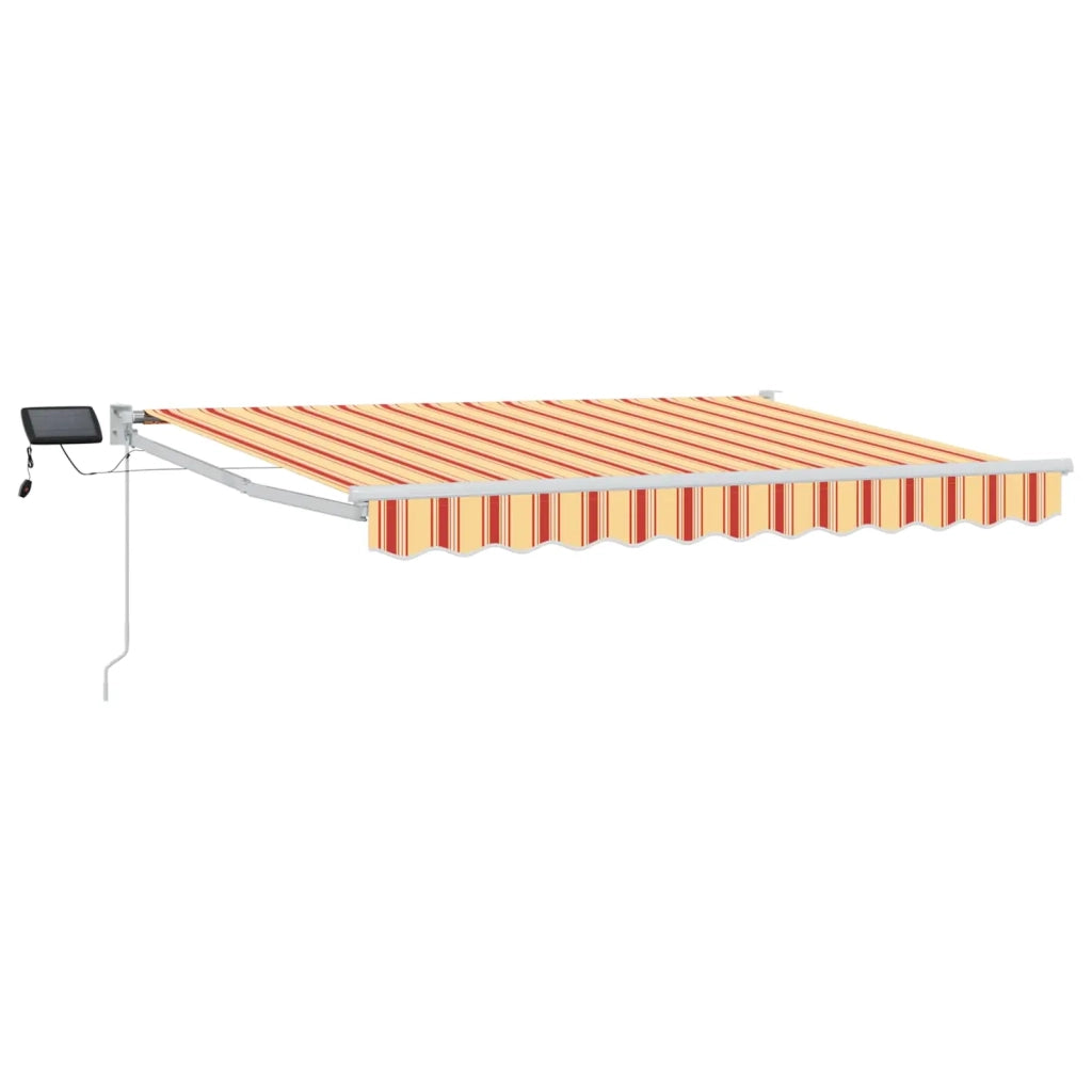 Tenda retrattile manuale con LED Multicolore 3,5 x 2,5 m 3419273