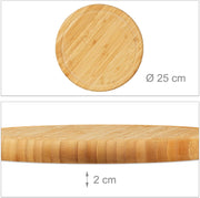 Set 2 taglieri colazione in bambù set 25 cm 13_0002069