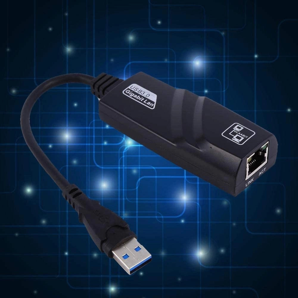 Trade Shop - Scheda Da Usb A Internet Abs Stabile Ambientale Usb 3.0 Gigabit Ethernet Q-c28 -