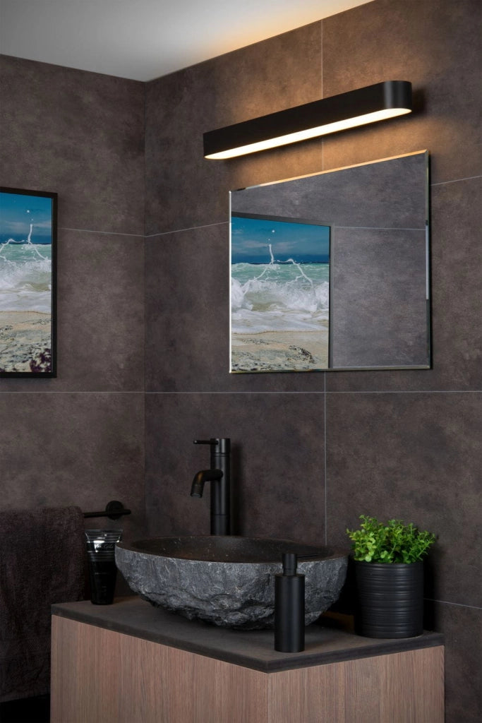 Applique Lucide Madelon LED 9W 2700K IP44 nero/bianco
