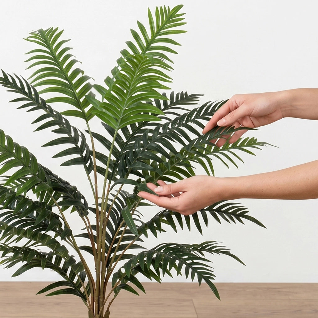 Pianta Artificiale Felce Albero ¨C Minimal ¨C 90 cm con Vaso