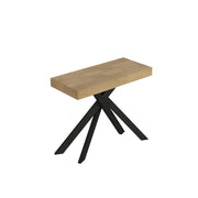Consolle allungabile 90x40/196 cm Saki Premium Small quercia natura gambe antracite