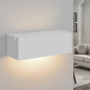 ZMH Applique G9 Lampada in gesso bianco per camera da letto corridoio scale