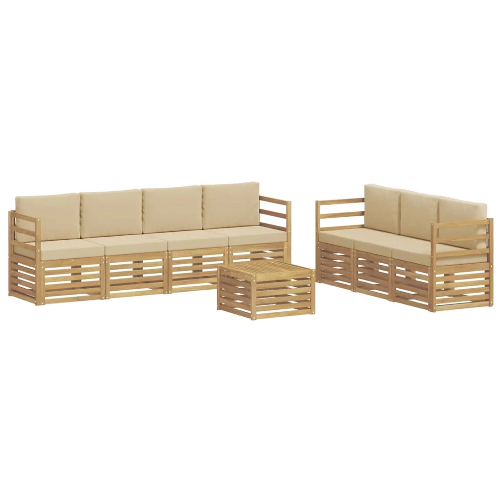 Set divani Legno di Acacia Massello 3391498