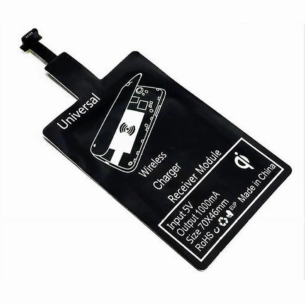 Trade Shop - Chip Ricarica Wireless Adattatore 5pin Micro Usb Universale Ricevitore 1000mah Maxtech -
