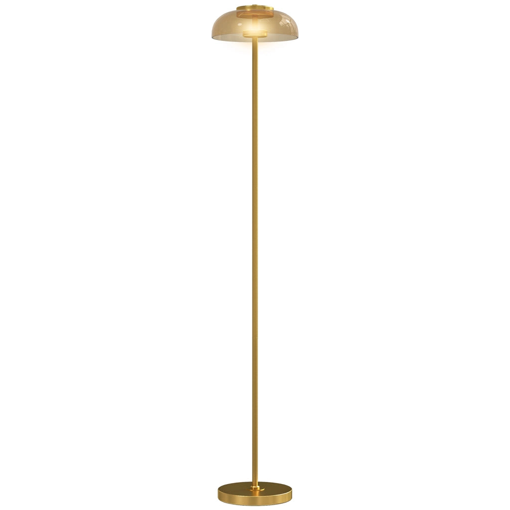 Lampada da terra ¨C Minimal ¨C 25x25x134 cm, ottone