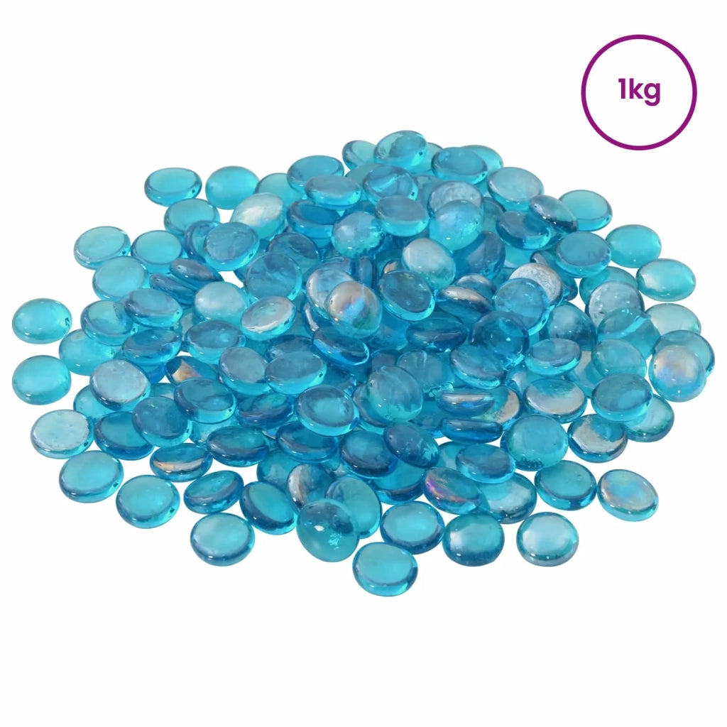 Nugget di vetro 17-19 mm Blu acquamarina Vetro 42041586