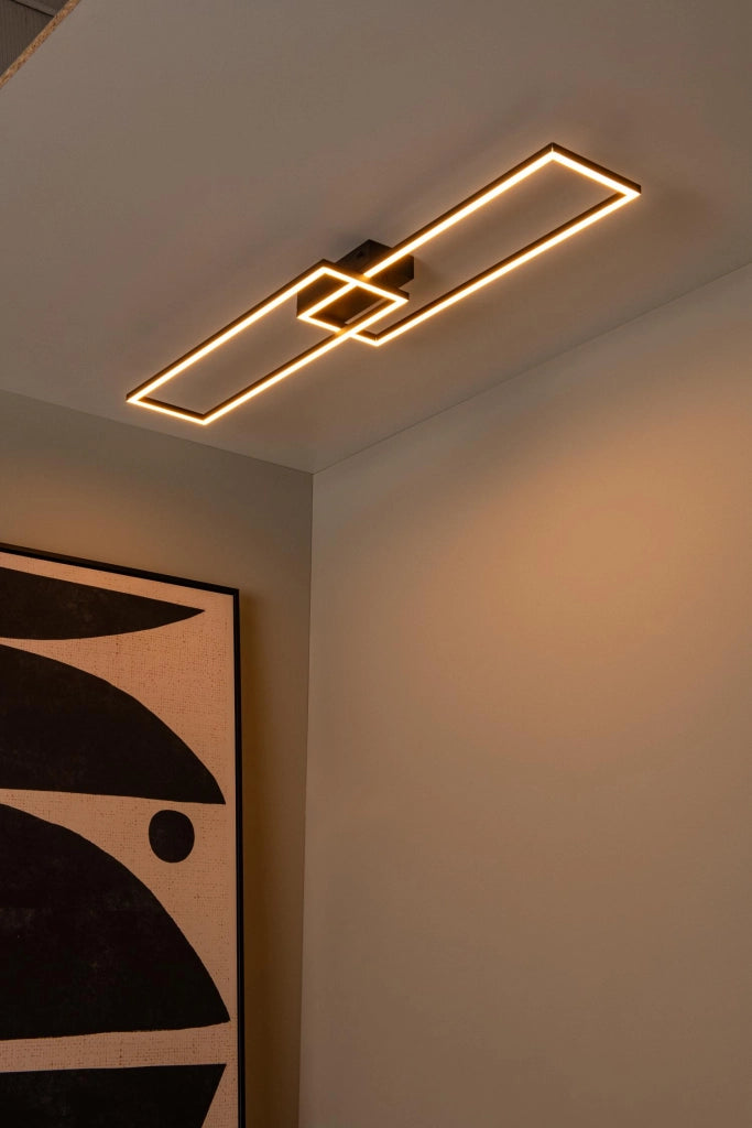 Lampada da soffitto LED ARIANNE nera Lucide