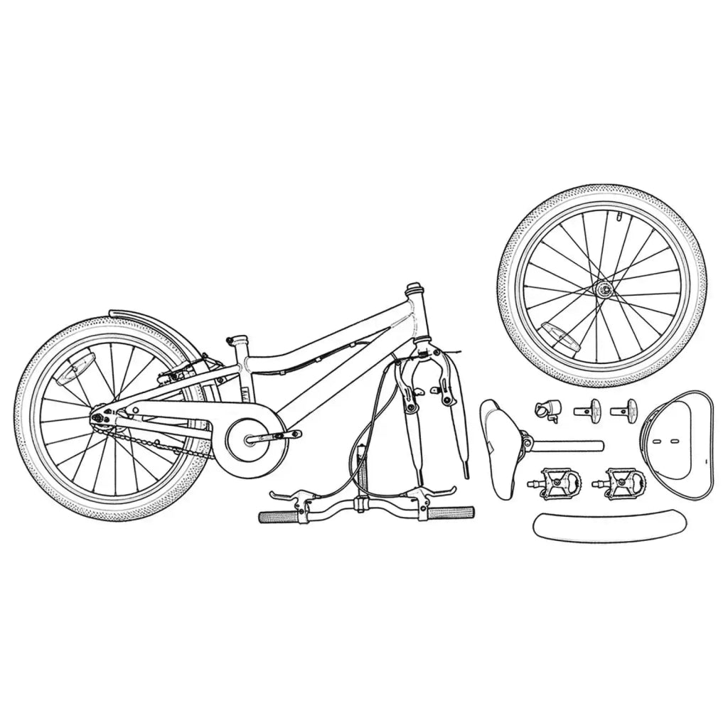 Bicicletta per Bambini 20 Pollici 42009541