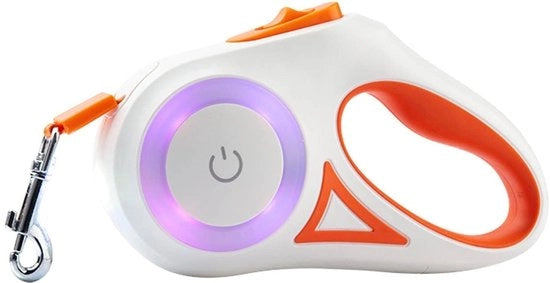 Cinturone per Cani Riutilizzabile - Luce LED - Manubrio Ergonomico - Comando Tattile - Adatto per Piccoli Cani - Progettazione Comfortevole - Linea Animali di Compagnia