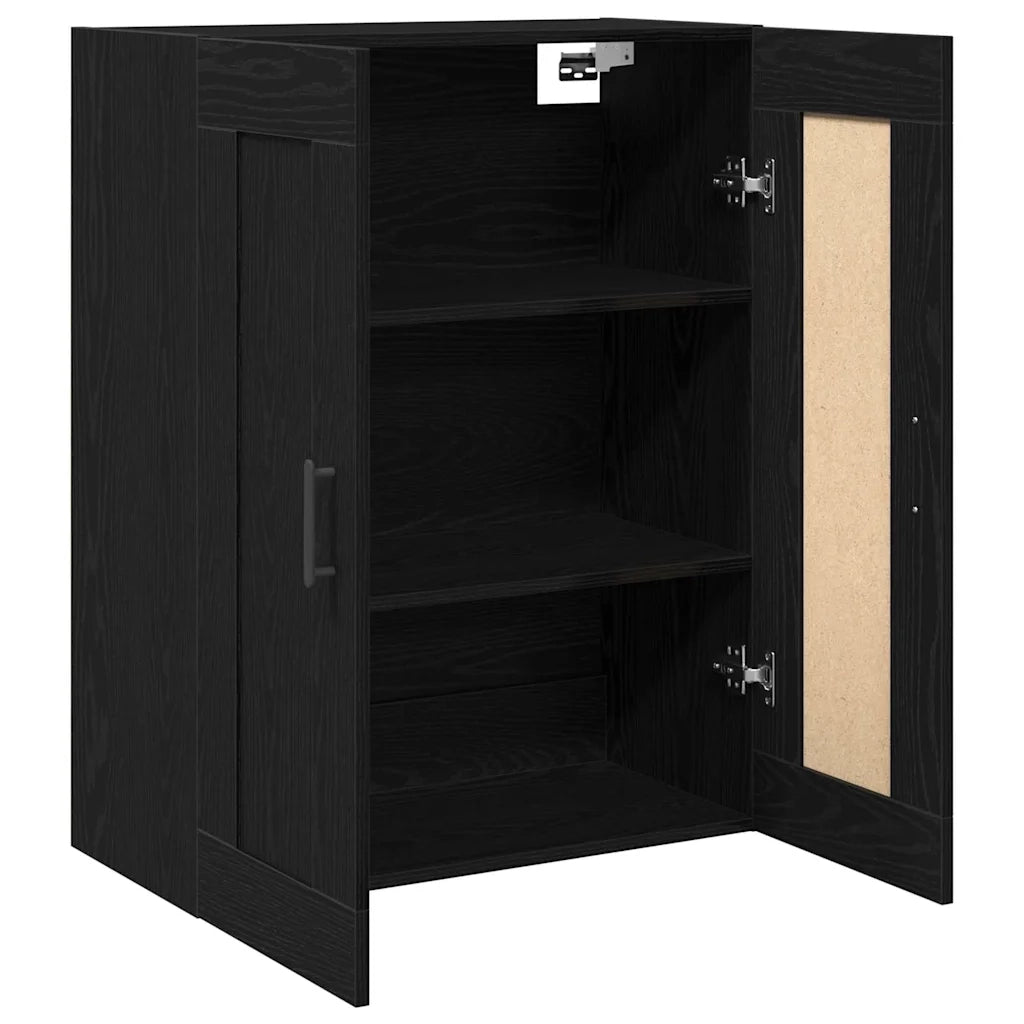 Mobile a muro Rovere Nero 69,5 x 34 x 90 cm Legno multistrato 862950