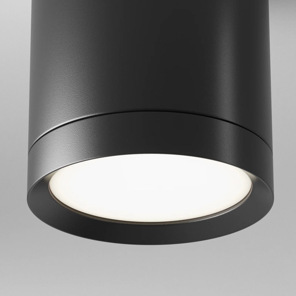 Maytoni Lampada da soffitto Hoop 1 luce GX53 nera metallo