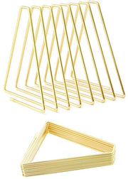Supporto per documenti adattabile - triangolare - metallico - oro - hanger per libri - spaziale - mensola per libri