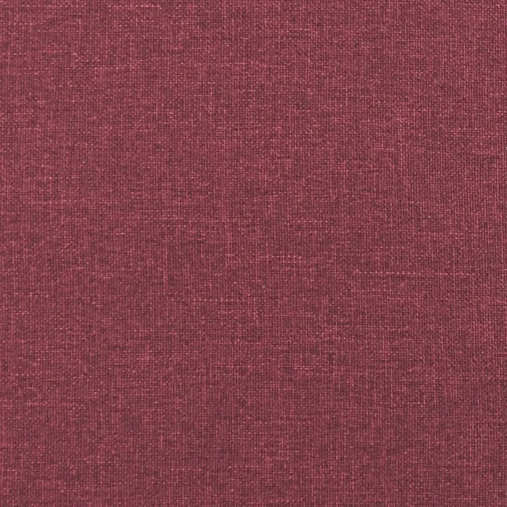 Set di Divani 3 pz con Cuscini Rosso Vino in Tessuto 3201864
