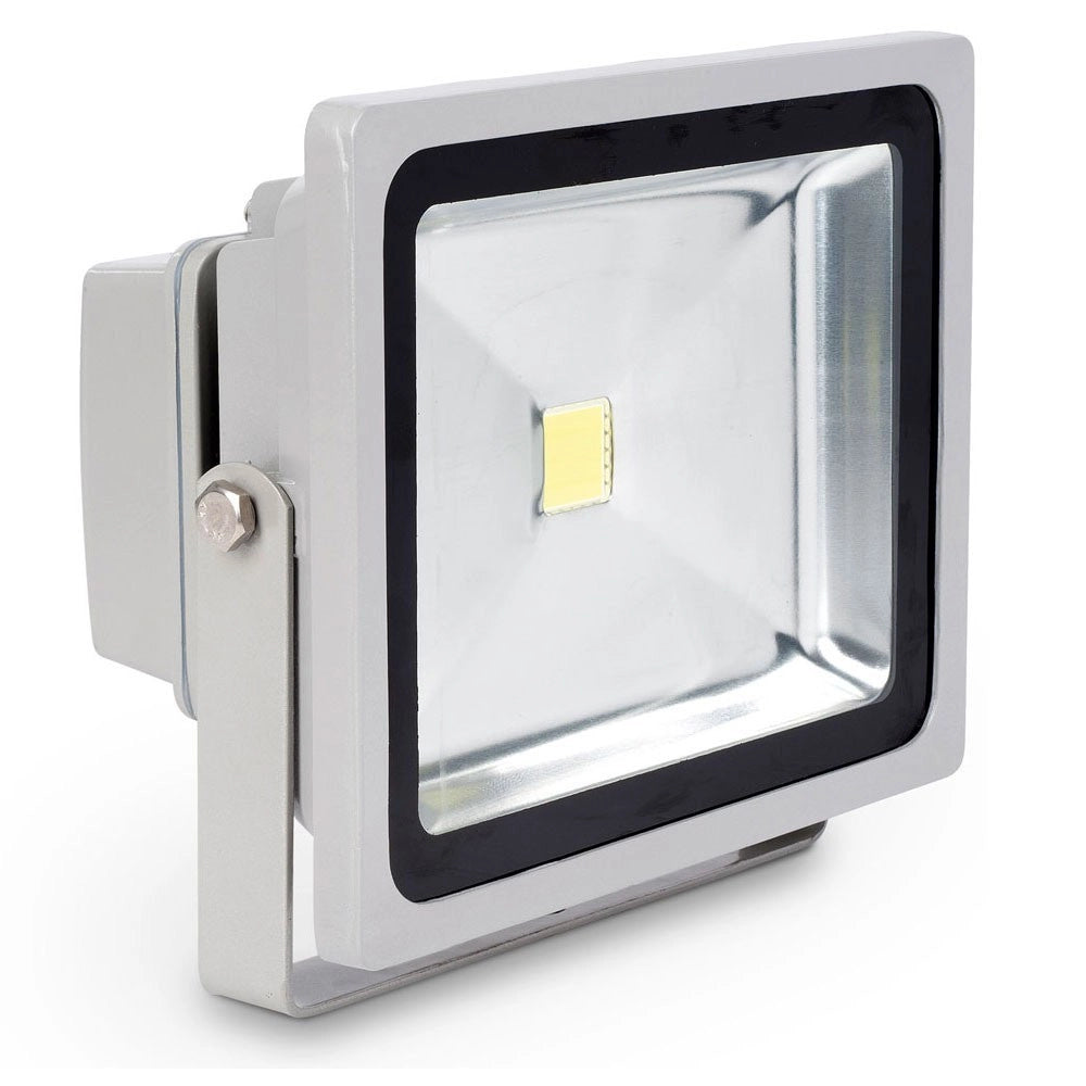 Trade Shop - Faro Faretto A Led Ultra Slim A Luce Calda Fredda Rgb Da Per Esterno Ip65 220v - -bianco Freddo-100 Watt -slim    -