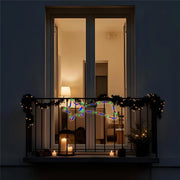 HIGH TECH "COMETA" TUBO 48LED MULTICOLOR 68X28 CM  USO ESTERNO