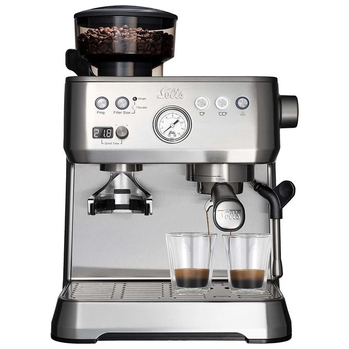 Solis 98036 Grind and Infuse Perfetta 1019 Macchina da caffe' 2.6 L 16 bar 1640 W Macinacaffe' integrato Pre-infusione PID colore Nero