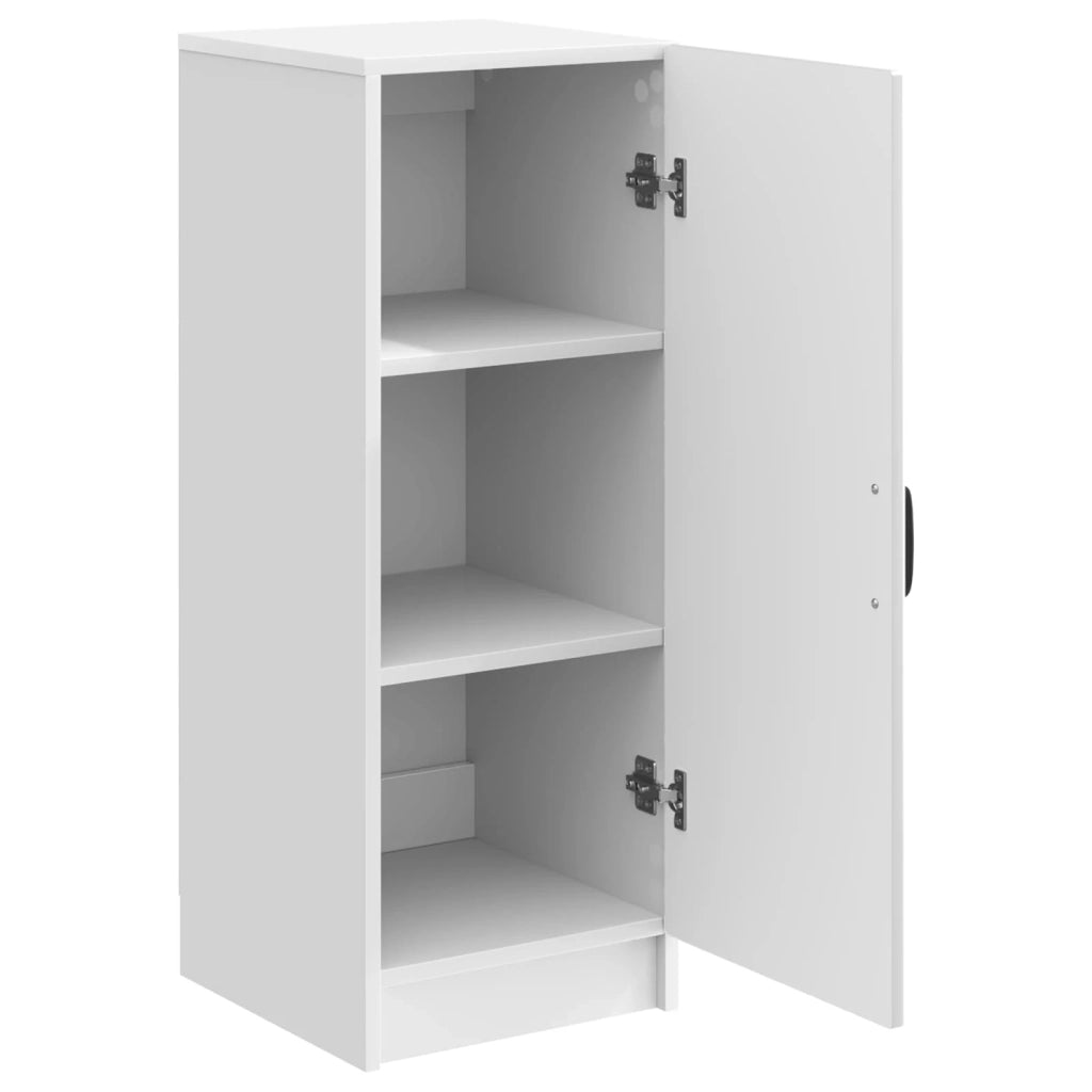 Credenza Bianco Lucido 33 x 34,5 x 87 cm Legno ingegnerizzato 895749
