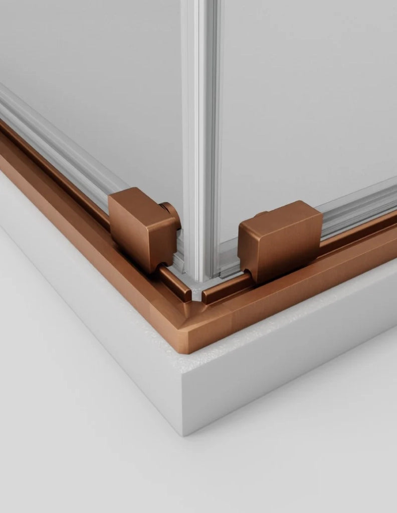 Box doccia ingresso angolare 2+2 ABANTE (TWENTY) 100x75 cm Rame