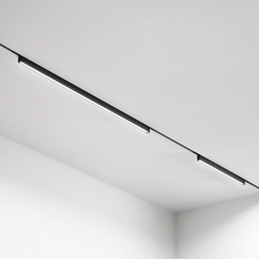 Sistema Lineare Deva 1 Luce Led Integrato Nero 21W Ip20