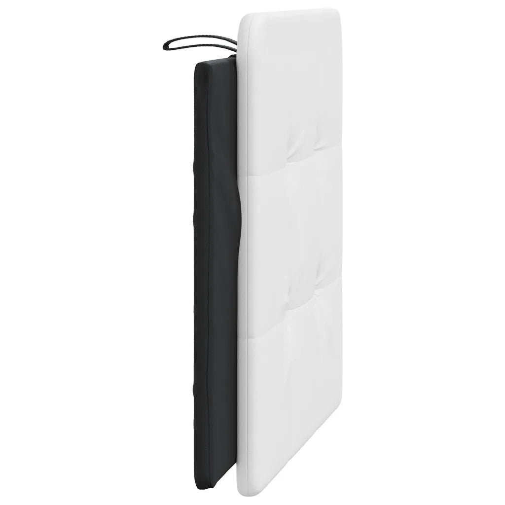 Cuscino Testiera Zadar Nero e Bianco 100 cm in Similpelle 374848