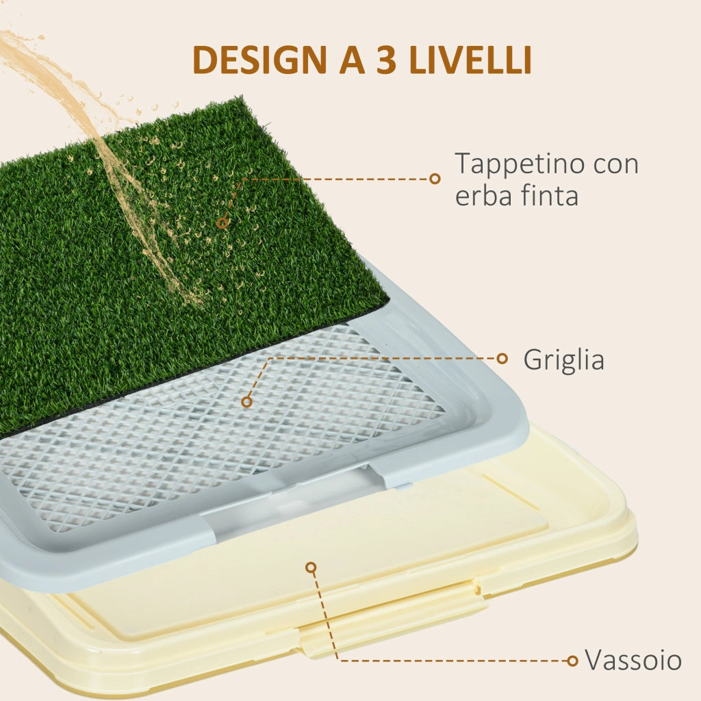 Cuccia per Cani a 3 Livelli ¨C Minimal ¨C Grigia 63x48.5cm