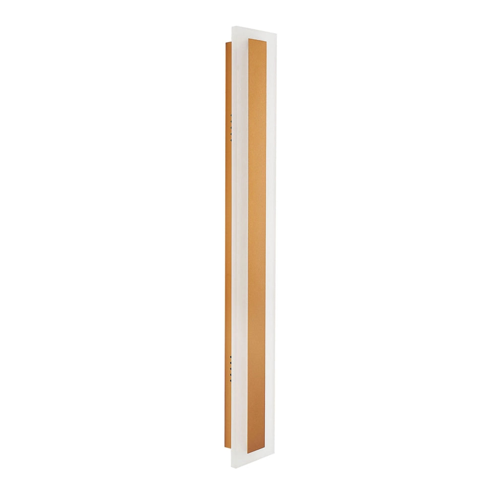 Lampada da parete a LED per esterni 60 cm acciaio oro esterno giardino terrazzo