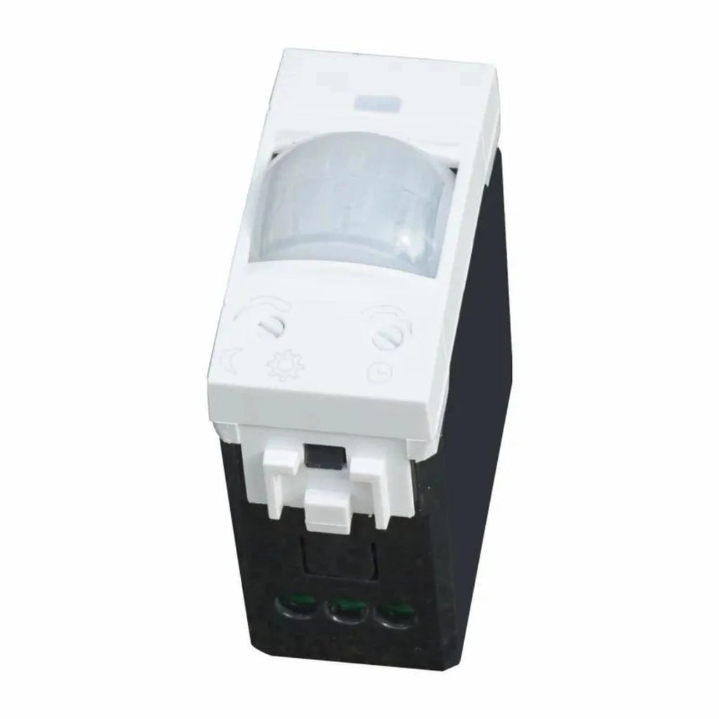 Serie Civile ETTROIT Bianco Compatibile Con Bticino Living Light (Sensore Movimento e Crepuscolare 1M)