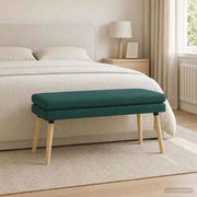 Panchina a doppio strato Verde Scuro 110 x 40 x 47 cm Tessuto 42038450