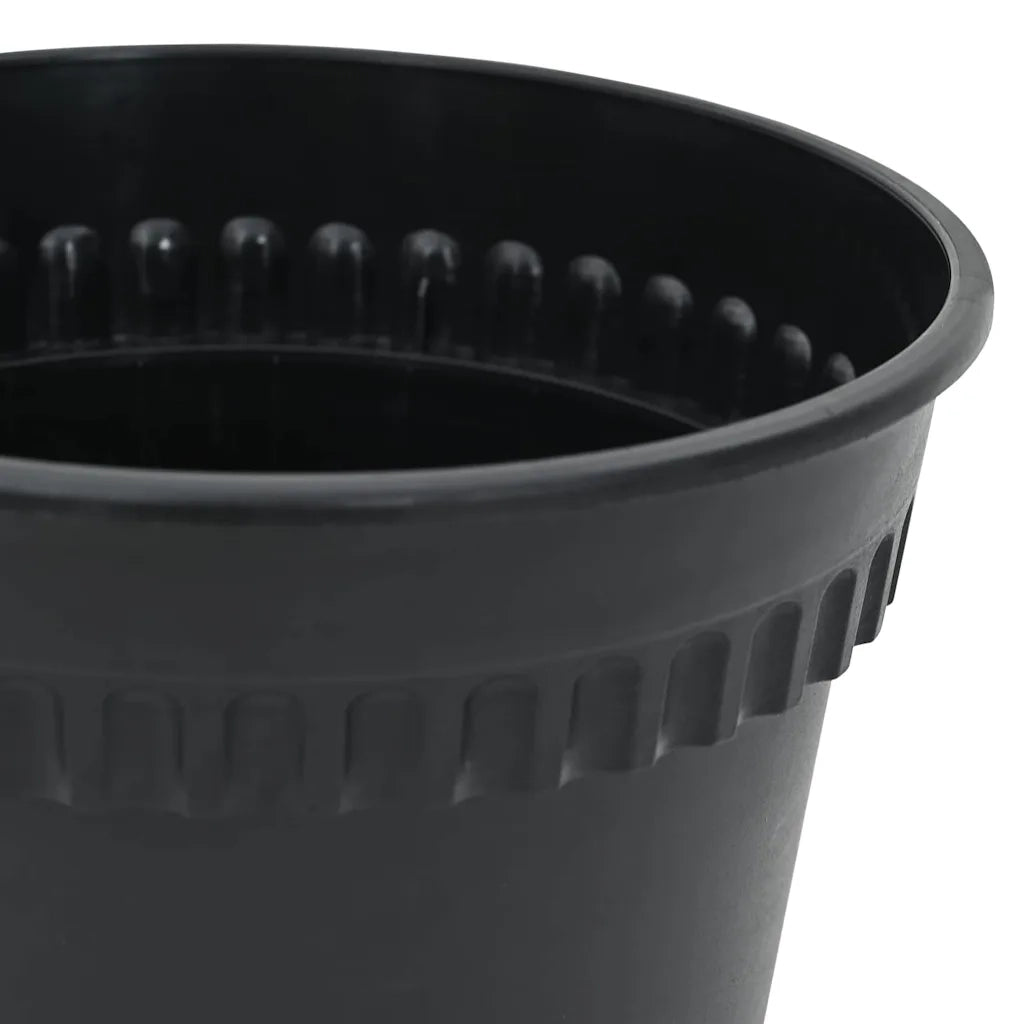 Vasi per Piante 6 pcs Nero Ø 19 x 16 cm Plastica 3403261