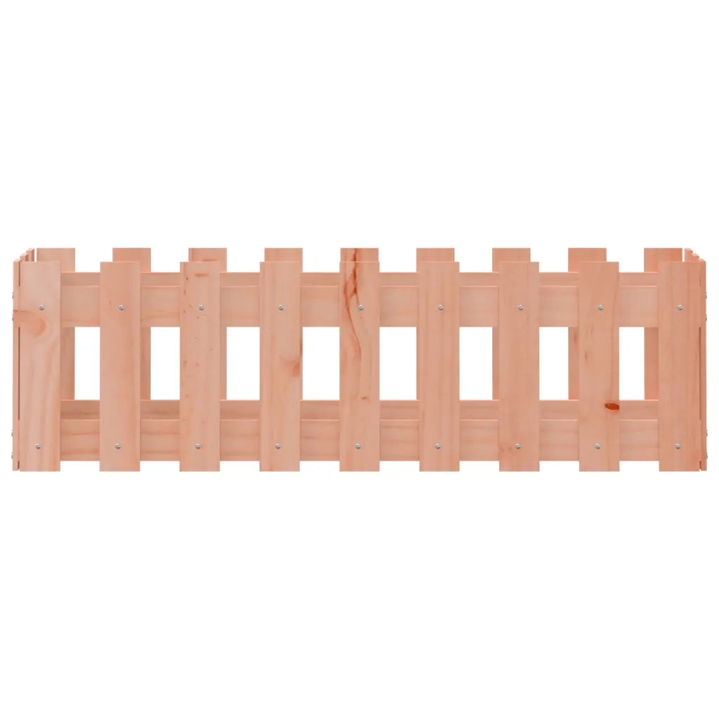 Fioriera | Cassetta per fiori | Vaso Rialzata Giardino Recinzione 100x30x30cm Legno Douglas