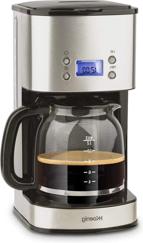 Filtro caffè automatico Acciaio inossidabile 15L - Programmabile - Sistema antidrip - Riscaldamento - Spegnimento automatico