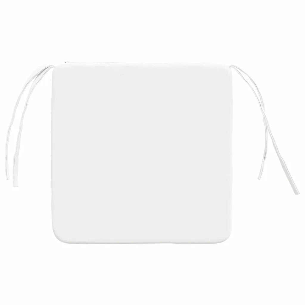 Cuscini per Seduta 4 pcs Bianco 40 x 40 x 3 cm Tessuto 42015200