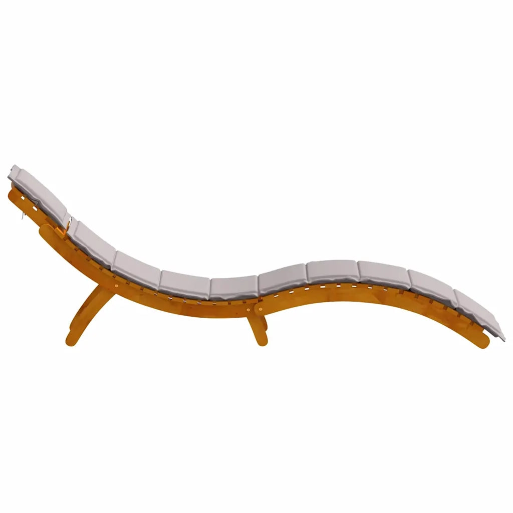 Lettino prendisole 2 pcs Talpa Legno di Acacia Massello 4107098