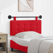 Testiera sospesa Con luce LED Rosso Similpelle 3424403