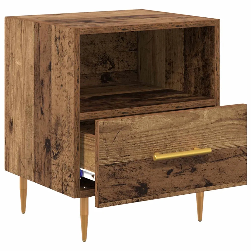 Comodino Marrone 40 x 35 x 47,5 cm Legno multistrato 882076