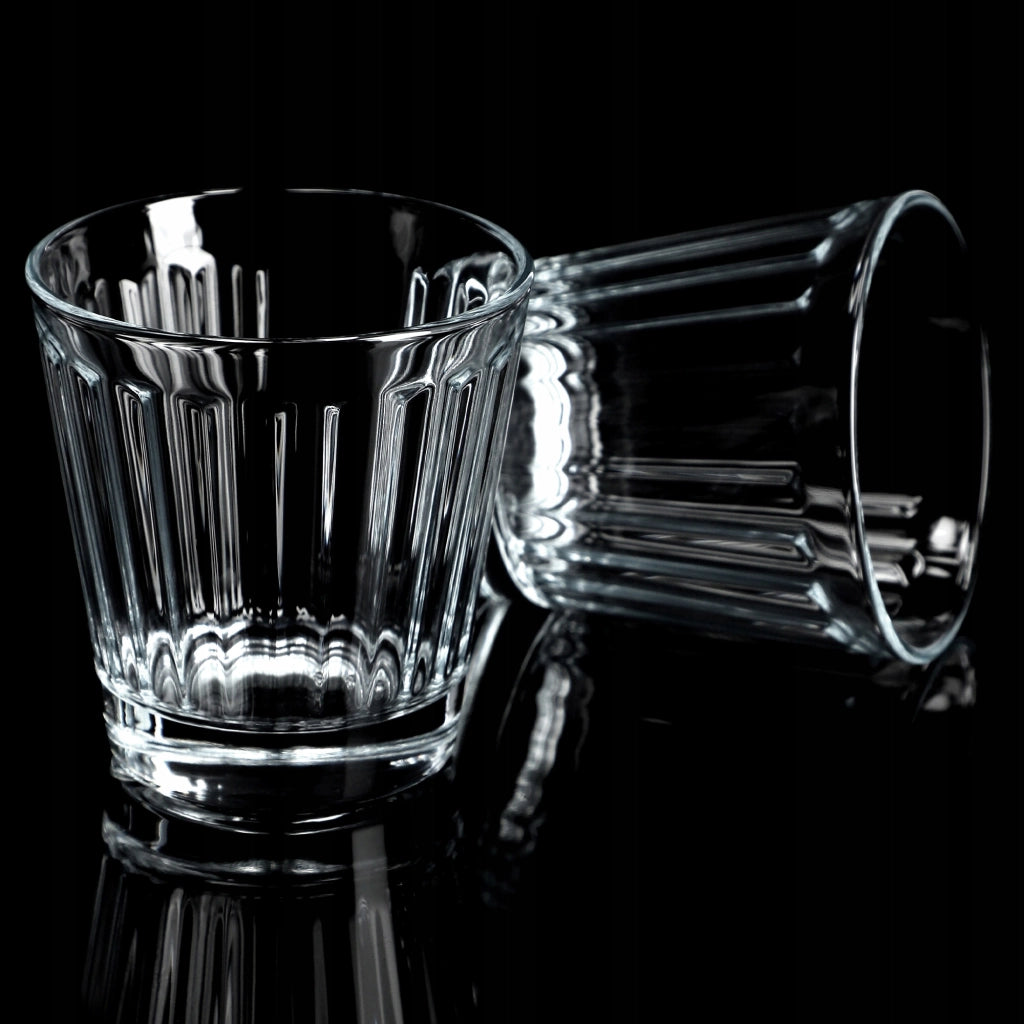 Bicchieri KADAX per bevande, whisky, succhi di frutta, set da 4 bicchieri, 175 ml