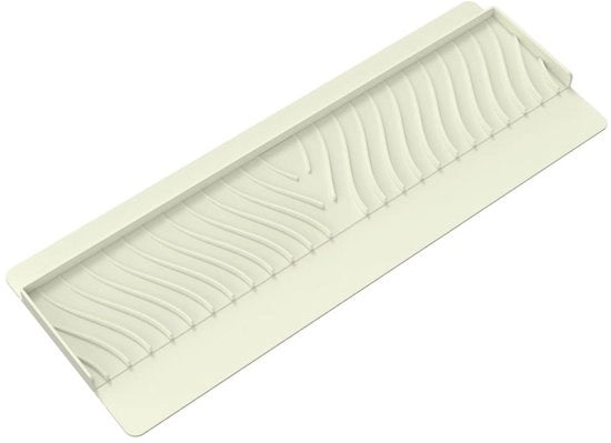 Protezione antiscivolo per vasca con sistema di drenaggio in silicone - Resistente al calore fino a 230 °C - Organizzatore per asciugamani - Utilizzo cucina/bagno - Protezione per scarico