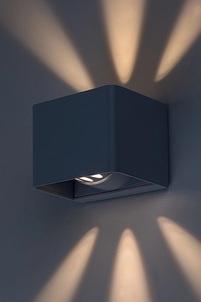 Applique esterna moderna grigia LED 10W IP54 Hallstatt Rabalux