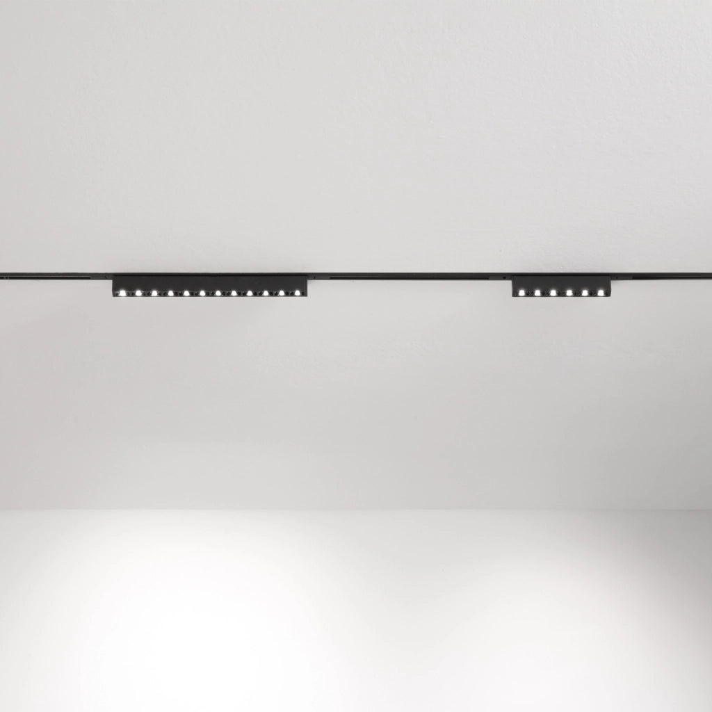 Sistema Lineare Deva 1 Luce Led Integrato Nero 14W Ip20