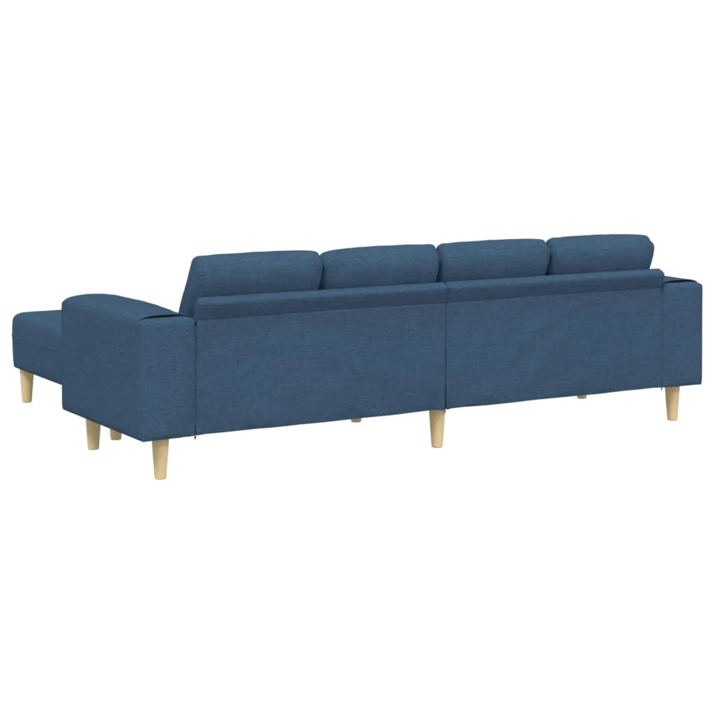 Divano per Soggiorno 3 pcs Blu Poliestere 3335119