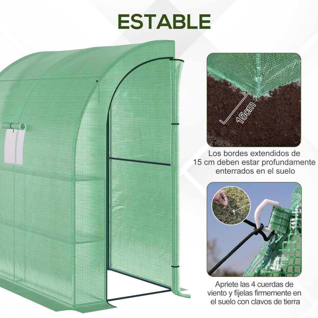 Serra da Giardino ¨C Minimal ¨C Verde 200x100x215 cm