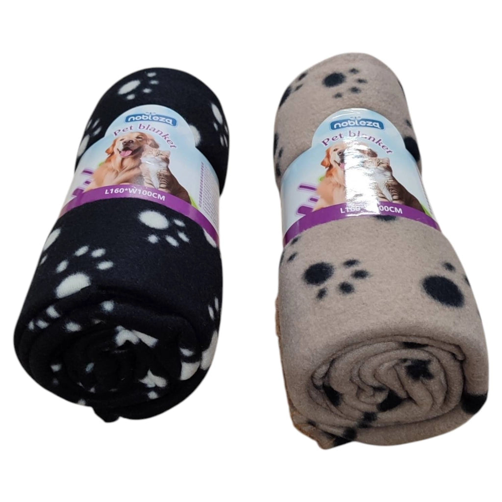 COPERTA CON STAMPA ZAMPETTE 160X100