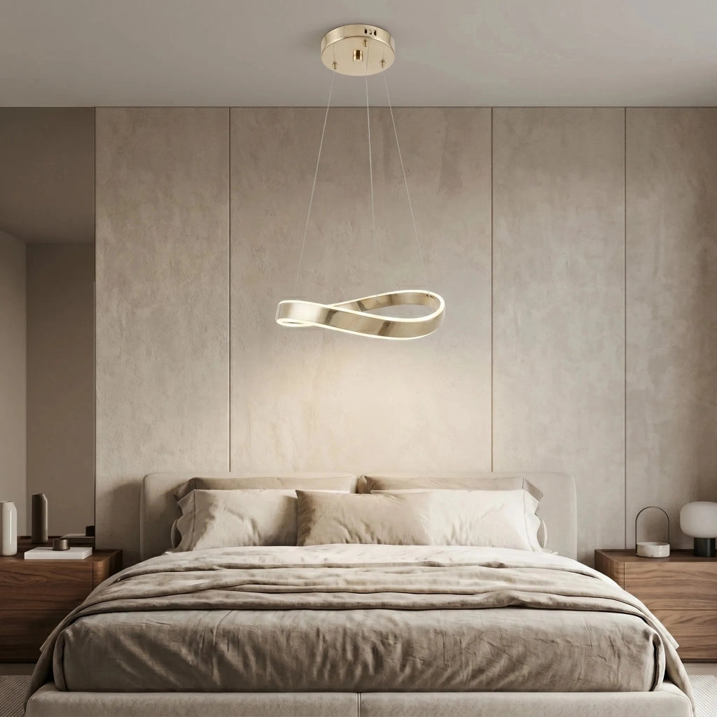 Lampada A Sospensione Da Soffitto Swe066-cp 60cm Gold