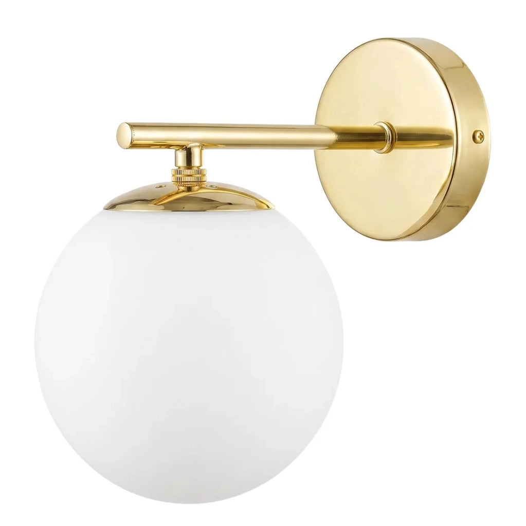 Lampada Da Parete Vetrata Gold APP684-1W