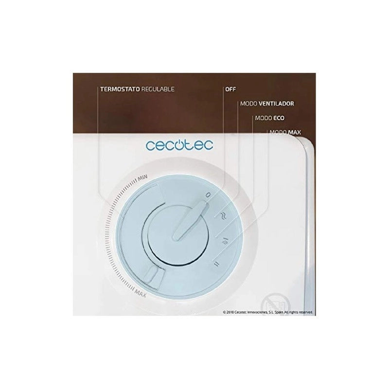 CECOTEC 05312 - Stufa in ceramica Ready Warm 6200 Ceramic Sky