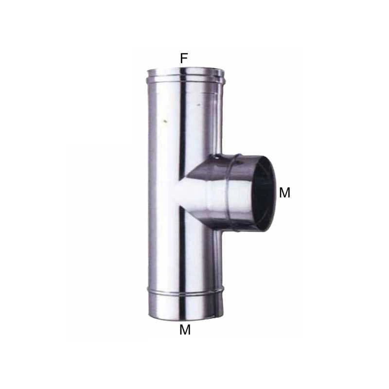 Gomito T Inox 18 Ala